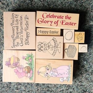 Easter Themed Stamps - 10 Pieces